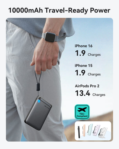 INIU SnapGo P73-E1 Wireless Charger Qi2 15W 10000mAh